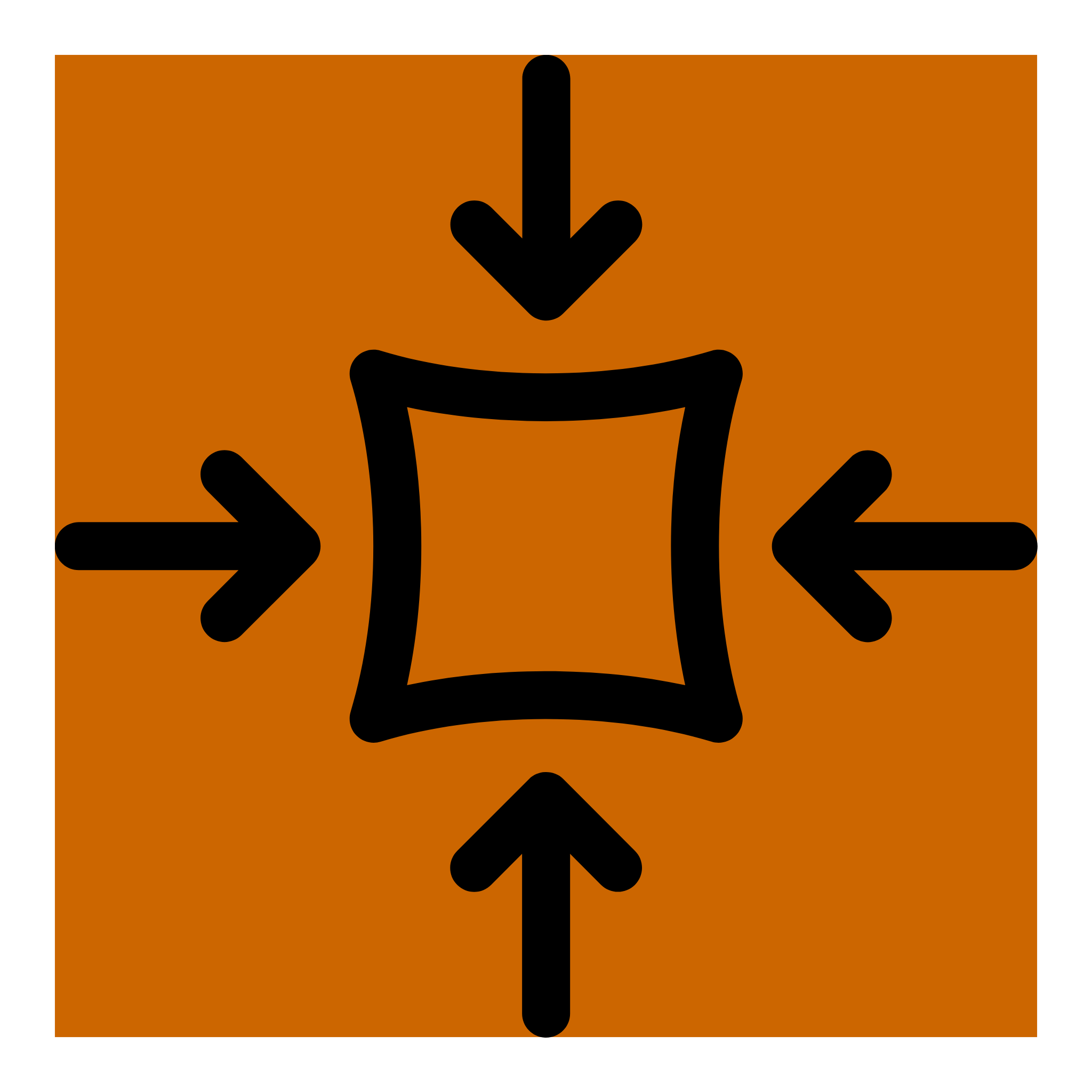 Icon representing compact design