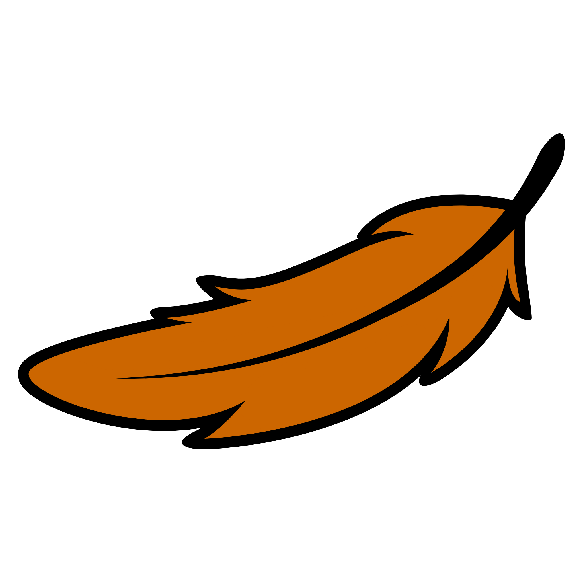 Feather icon representing lightweight leather wallet